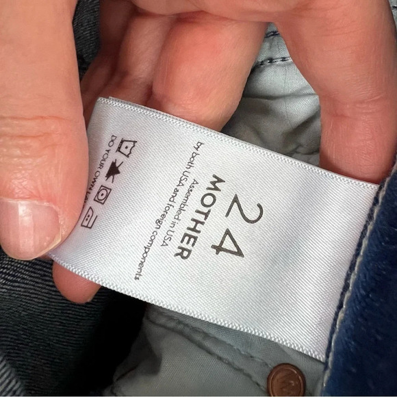 Mother The Insider Crop Step Fray jean size 24 Second Thyme Around - Picture 7 of 7